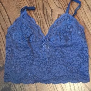 Lace crop top